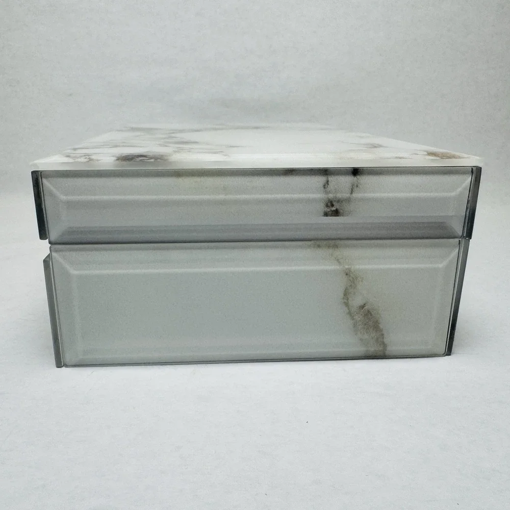 Lola Rose Large Silver Saver Treasure Box with Insert Tray